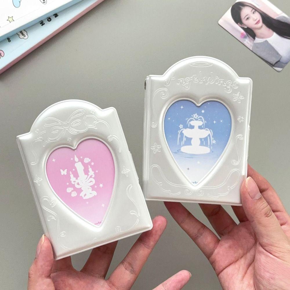 32 Pockets Photocard Binder Album 3 Inch Kpop Photo Card Book Holder Mini Photo Album