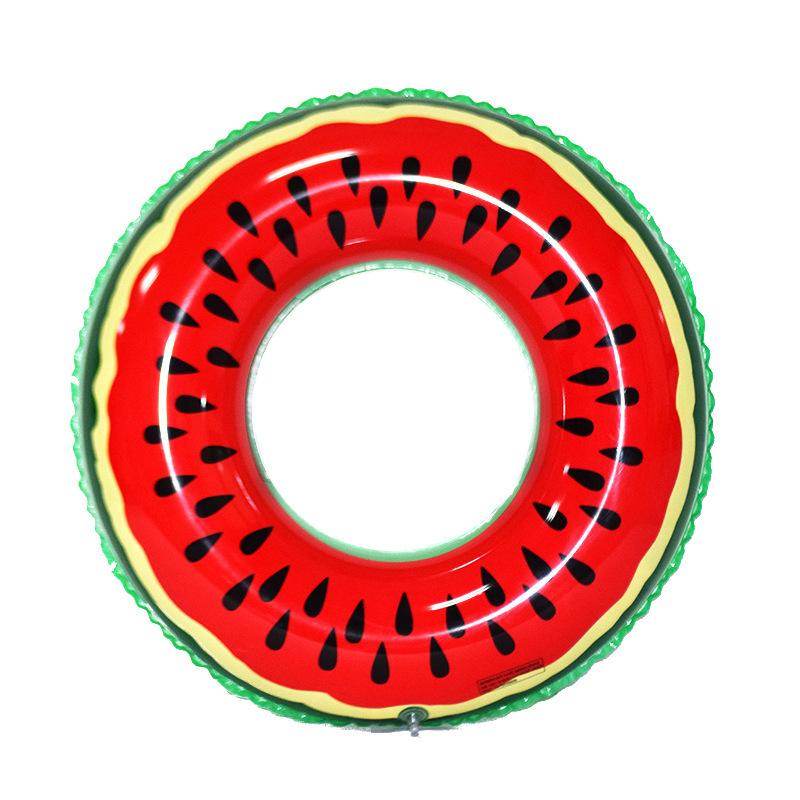 Kids Watermelon Print Swim Pool Float for Summer 70 красный