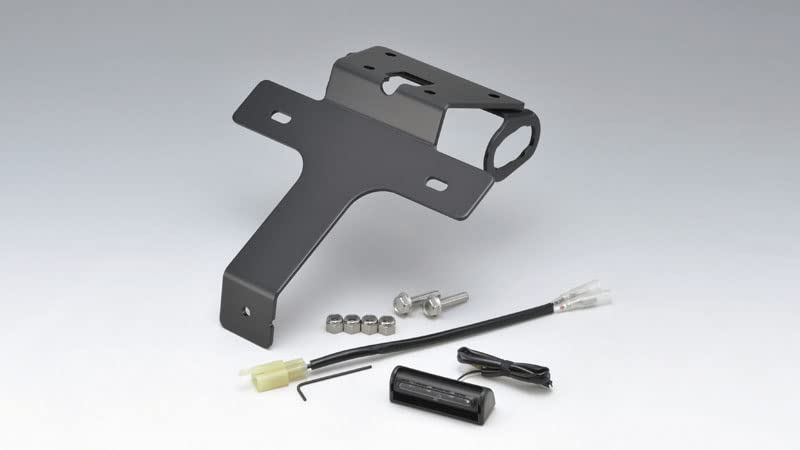 Kijima Motorcycle Parts Fender Eliminator Kit for Ninja 250/Z250, Black, 315-038