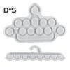 Silicone Hanger Mold 8/11 Rings Handmade Clothes Scarf Tie Belt Hanger Epoxy Resin Casting Mold Hanger Making Mould DIY Craft Lovers Gift