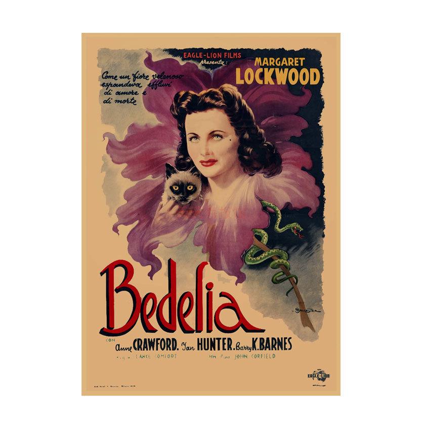 Retro Movie Illustration Poster for Bar, Cafe, or Dormitory Wall Decor