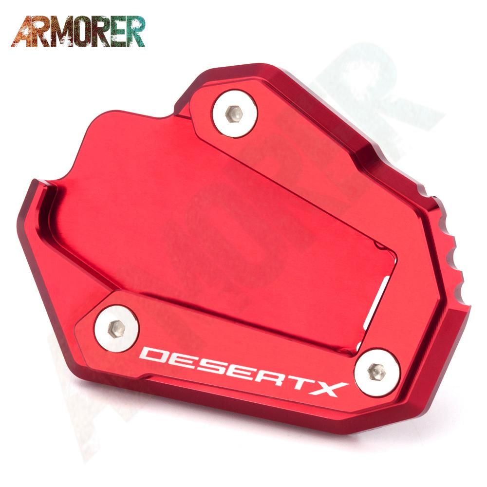 Motorcycle Accessories For Ducati Desert X DesertX  Desert-X 2022 2023 Kickstand Extension Plate Foot Side Stand Enlarge