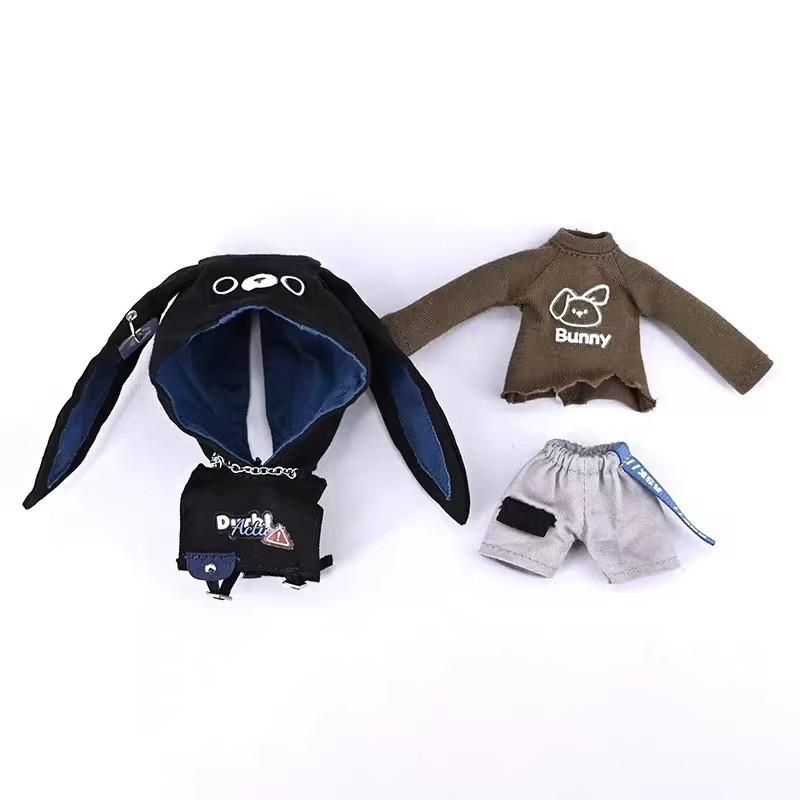 OB11 Doll Outfit Set Post-Apocalyptic Utility Style Clothing GSC P9 P10 BJD 12cm Figure