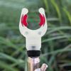 Fishing Rod Rest Head with Night-Visible Fork, V-Shaped Support and Screw-In Base, Pier Use, Shore Use, Night Fishing