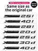 Suitable for BMW X1 X2 X3 X4 X5 X6 X7 F49 U12 F39 G08 G18 F15 F25 F26 G01 G02 G05 G06 G07 logo alphanumeric