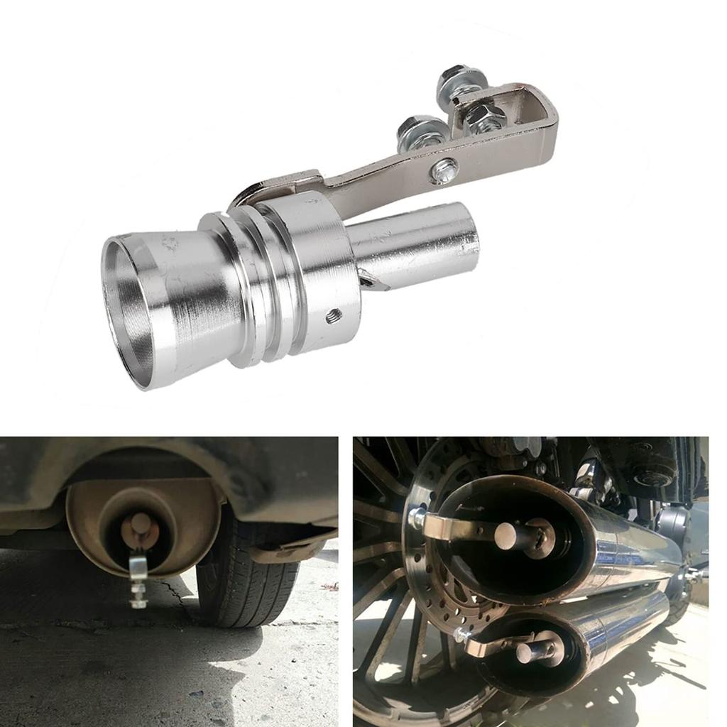 Car Muffler Cutter Auto Car Muffler Jet Whistle Turbo Sound Valve Simulator Mini Car