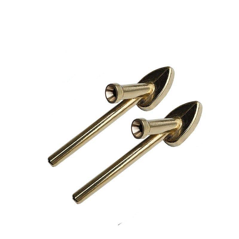 Triangle Smoothing Head Plastic Welder Iron Tip with Hole for Heating and Repair