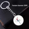 Cross Ballet Dancer Keychain