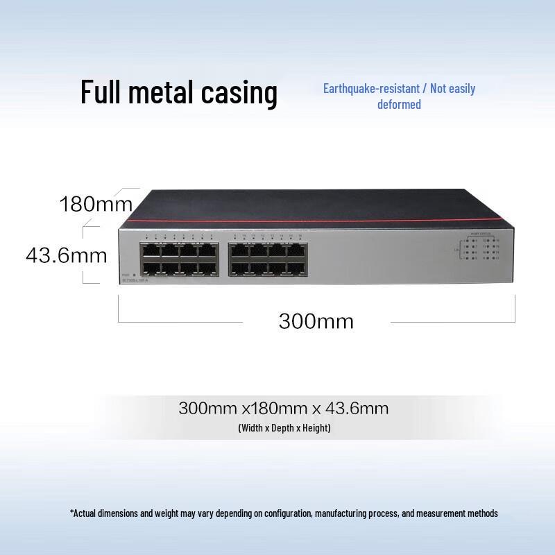 

Huawei S1730S-L16F-A 16-Port 100M Ethernet Switch