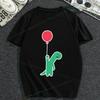 Fun Pizza Joguman Dinosaur T Shirt Unisex Clothes Short Sleeve Fashion Woman 100 Cotton Streetwear Womens Tshirts Men Tshirt