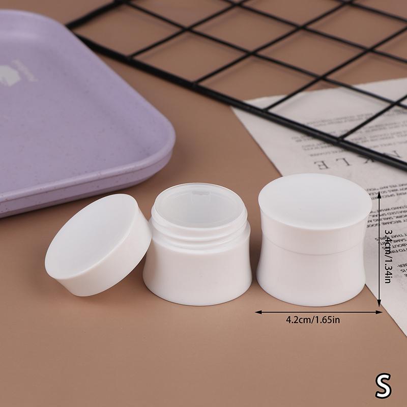 15/30G Empty Cosmetic Containers Refillable Bottles Travel Face Cream Lotion Plastic Makeup Jar Pot Trial Sample Cosmetics