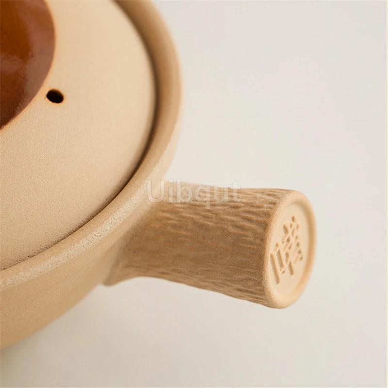 Hong Kong style Little pan rice Casserole Single handle old-fashioned clay pot Commercial high-temperature resistant sand pot