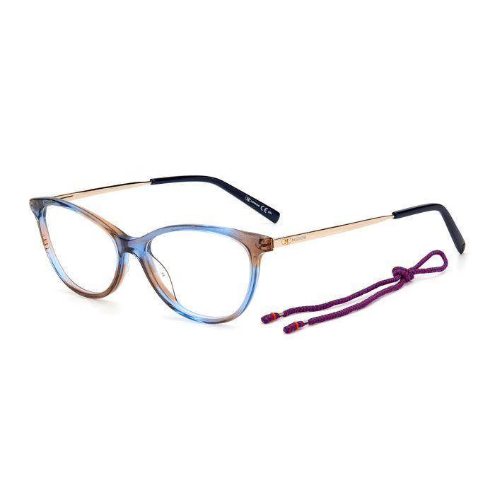 Lunettes de Vue M MISSONI MMI 0017 52/15/140 3LG BROWN BLUE ACETATE FRAMES WOMAN M MISSONI MMI 0017 BROWN BLUE Optical