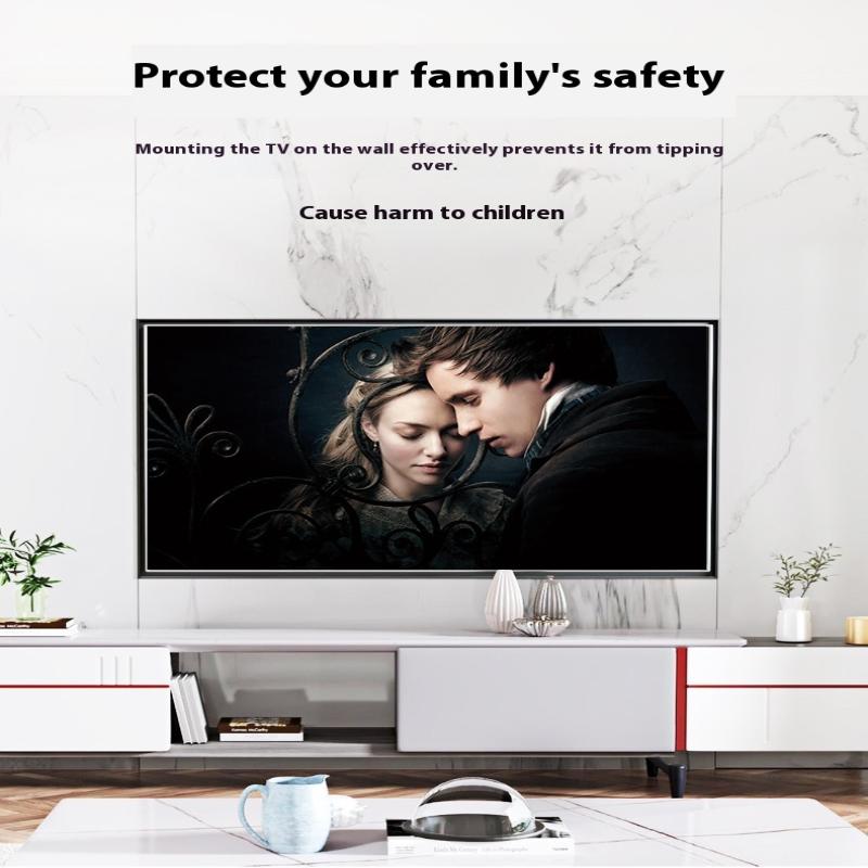 26-65 İnç TV Duvar Askı Aparatı Evrensel TV Montajı Monitör Tutucu Ayarlanabilir Düşük Profil Düz TV Duvar Askısı LCD LED Monitör İçin