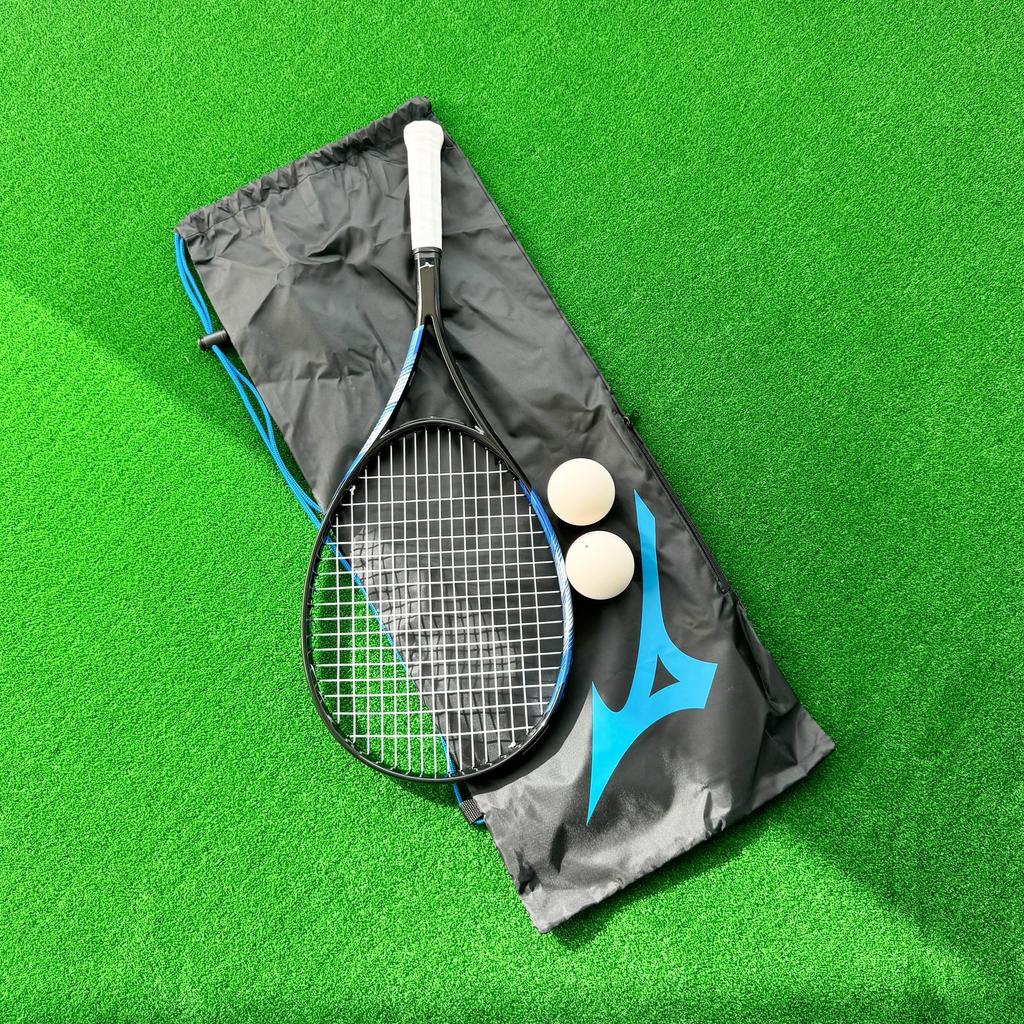 MIZUNO Nexnova 65 Tennis Racket Sports Junior Total Length 00G Size Tennis/Soft Model, 650mm, 63JTN476, Black/Blue,