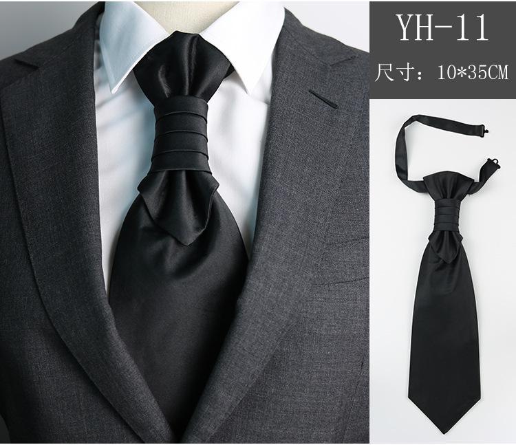 Men'S Tie, Wedding Groom Dinner Meeting Suit Gentleman'S Dress British Burgundy Silk Hong Kong Knot