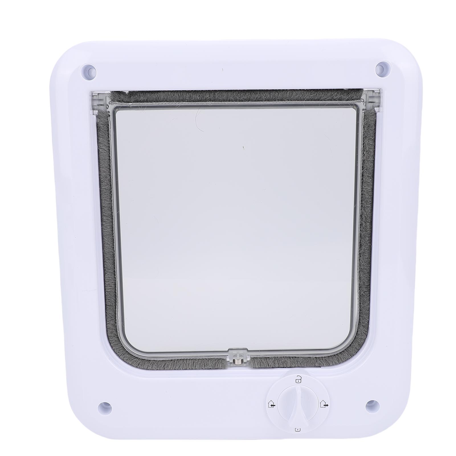 

Pet Flap Door Multifunctional Minimalist Design 4 Way Control Cat Dog Swing Pet Door for Fence Window M(195x222mm M 35x27x20cm / 13.78x10.63x7.87in