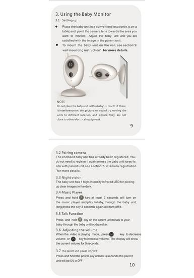 2.0" Wireless Baby Monitor with Two-Way Talk & Night Vision - Baby Safety Expert