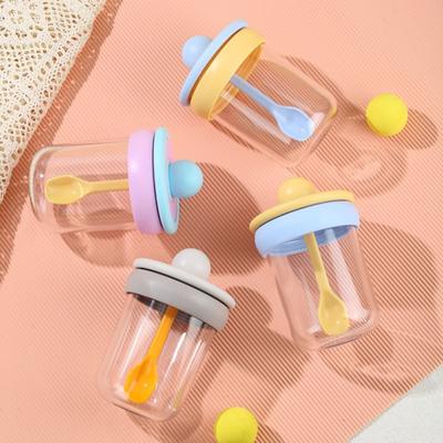 Tasses de Petit-Déjeuner Portables 500 ml Scellées Bol à Yaourt Portatif Anti-Fuite avec Cuillère Contenant pour Flocons d'Avoine Céréales Yaourt aux Noix