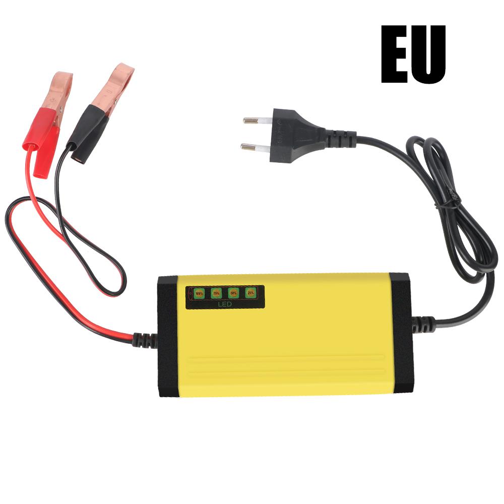 12V 2A Autobatterieladegerät 220V Netzteil Puls Reparatur Lader Nass Trocken Blei-Säure-Batterie LED-Anzeige Moto LKW Batterieladegerät