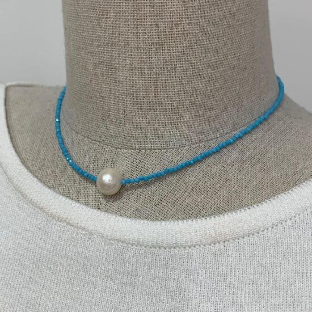 C S In The Room Pearl turquoiSe neCklaCe One Color