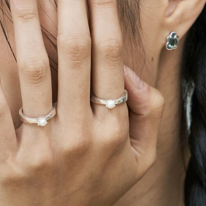 PARTY AFTER DARK Point Pearl Ring