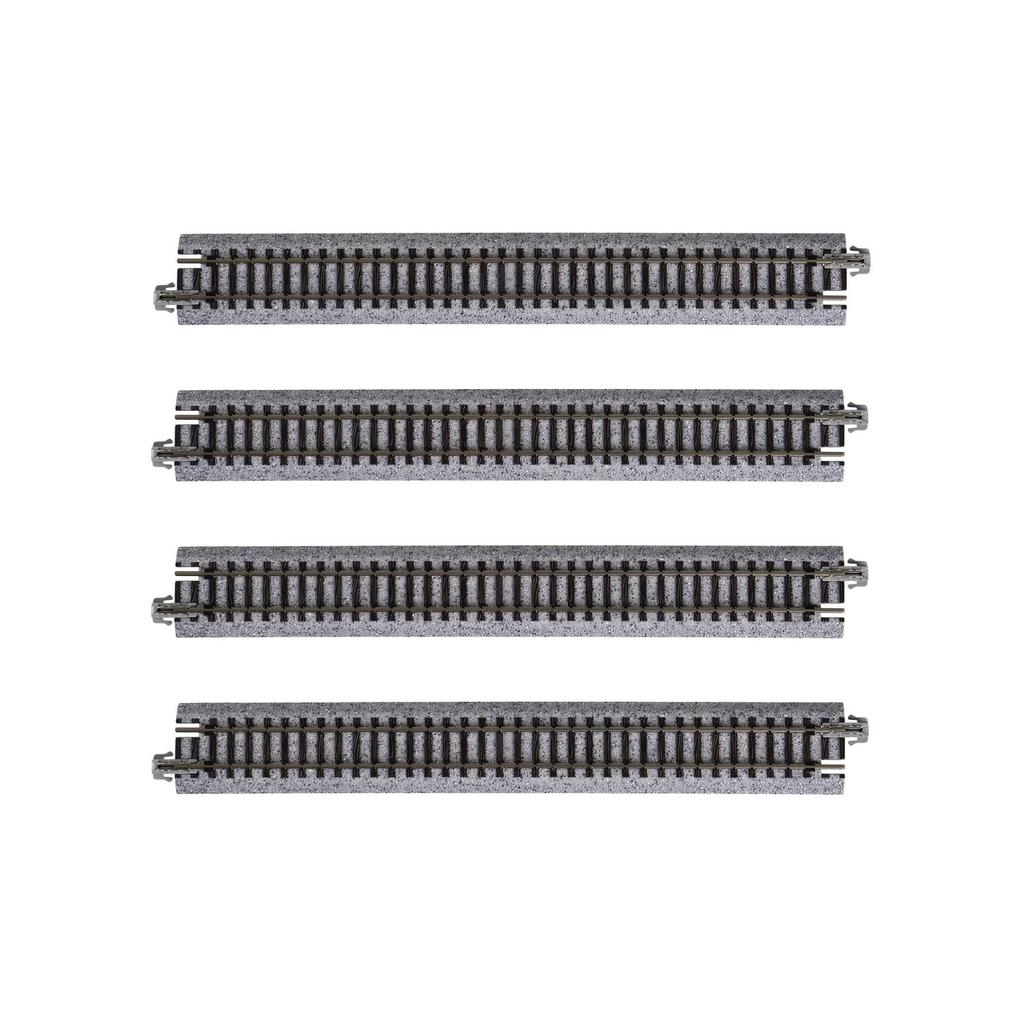 Vía recta de escala N KATO de 186 mm, 4 piezas 20-010 Suministros para modelismo ferroviario