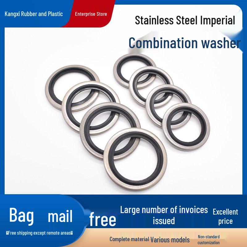 304 Stainless Steel Imperial Combination Gasket Washer Seal/O-ring/Oil Seal