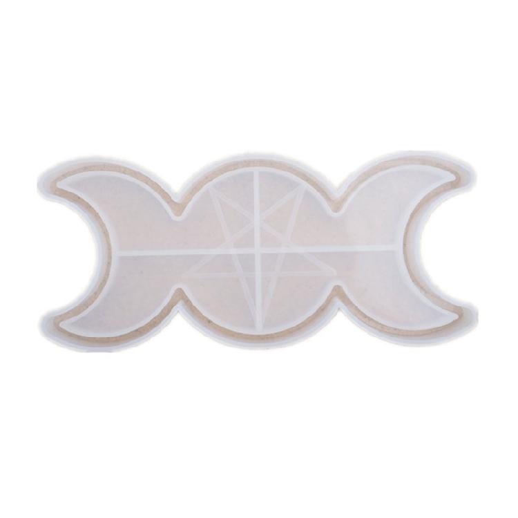 Resin Mold Moon Dish Tray Mold Moon Phase Tray Resin Mold for Jewelry Container 1