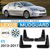 For Lexus ES 2013-2017 Mudguards for Fender Flaps 4 Piece Black Automotive Exterior Parts Upgrade for Protection Car Accessories