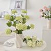 30.3 Inch Artificial Hydrangea Snowball Faux Flowers for Home Living Room Wedding Arch Floral Arrangement Photography Prop