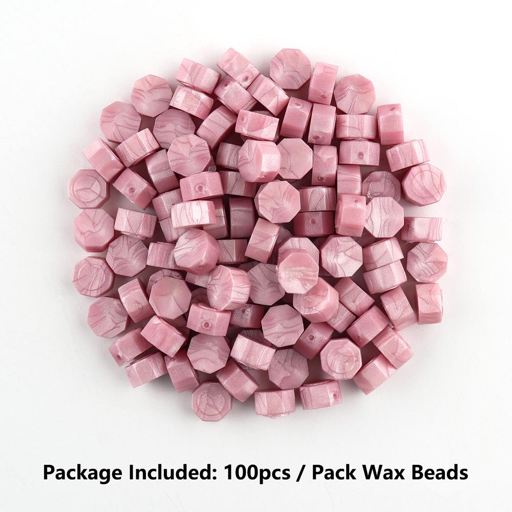 100pcs Wax Seal Beads - 24 Colors Sealing Wax Beads for Making Wax Seals, Decor for Envelope Letter Wedding Invitation