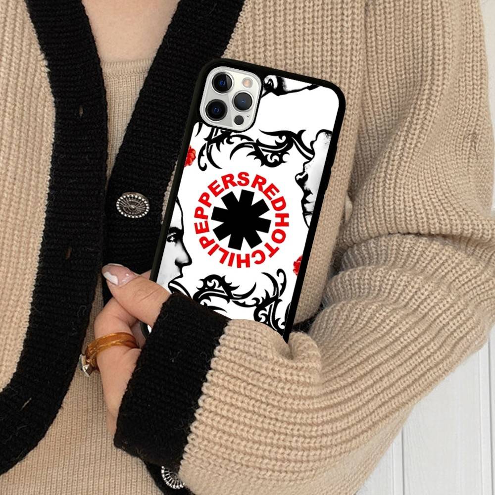 Red Hot Chili P-Peppers Band Phone Case For Iphone 16 15 14 13 12 11 Pro Max Plus Shockproof TPU+PC Hard Case