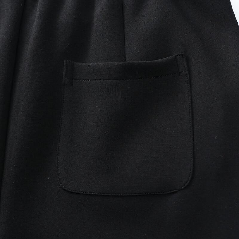 Past Women's Warm Straight Leg Elastic Waist Casual Pants