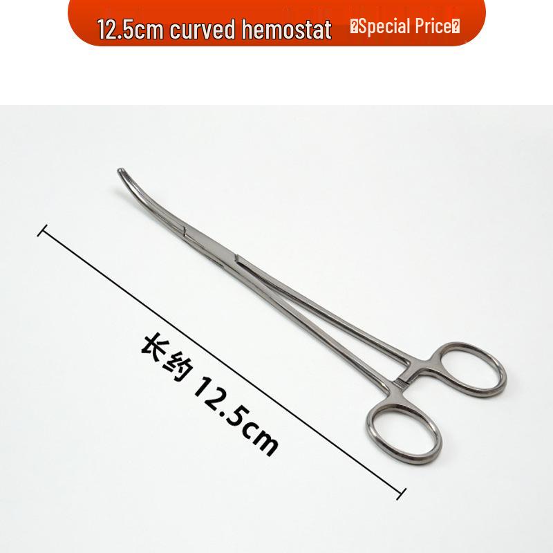 Stainless Steel Hemostatic Forceps - Straight/Curved Head, Surgical/Vascular Use, In Stock