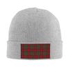 Royal Stewart Red Tartan Warm Knitted Cap Winter Knit Bonnet Hat Skullies Beanies Hip Hop Caps for Unisex