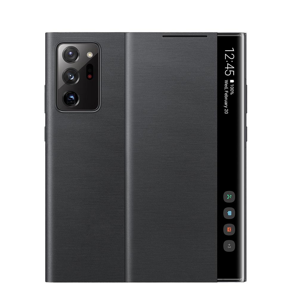 Mirror Smart View Flip Case For Samsung Galaxy Note 20 Note20 Phone LED Cover S-View Cases