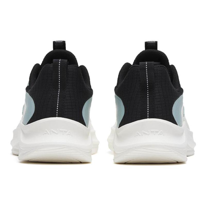 Anta Walk Cushioning Low Top Casual Running Shoes Men's White Black Blue Sneakers 912445573-1