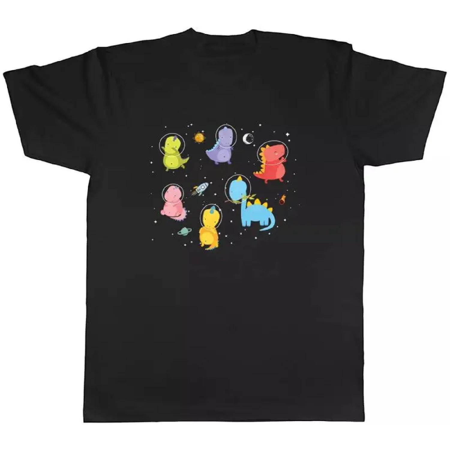 Dinosaurs T Shirt Astronaut Universe XXXXXL разноцветный