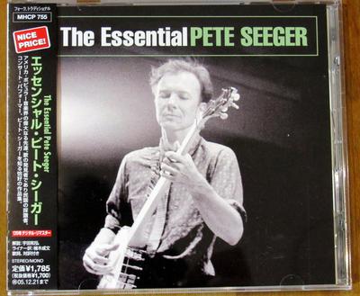 CD PETE SEEGER  Essential Pete Seeger MHCP755 SONY 2005 Japan ObiCountryFolk Used