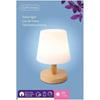 Lampe LED - LUMINEO - 22cm - Finition Bois - 35lm - IP44 - USB