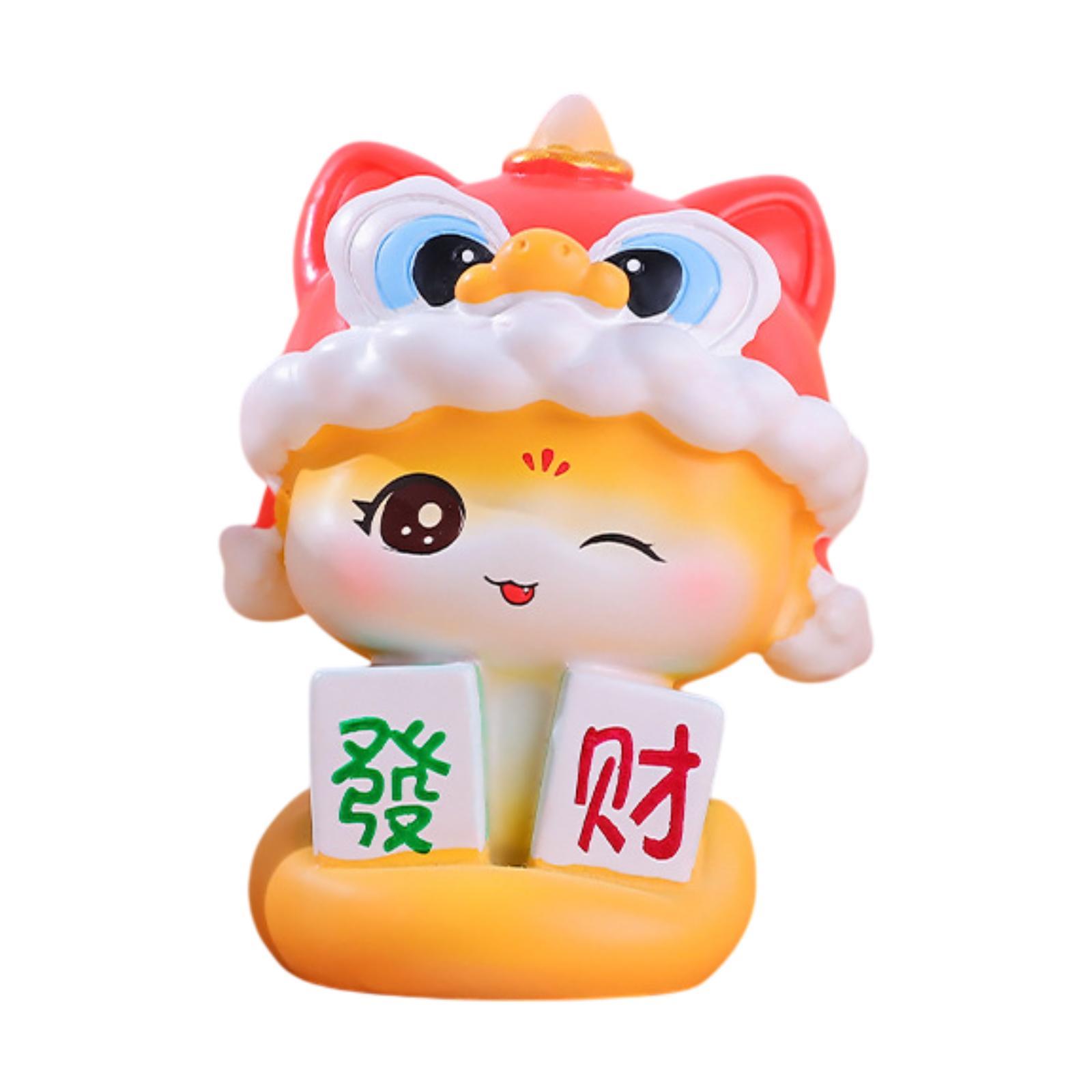 

Chinese New Year Snake Figurine Year of The Snake Sculpture Decorative Creative