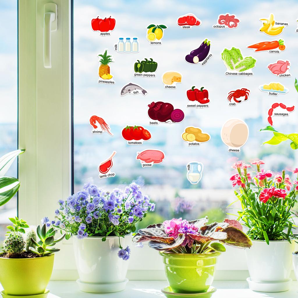 DIY quiet book farmer's market children's picture recognition puzzle stickers parent-child interactive fun toys jelly sticker book