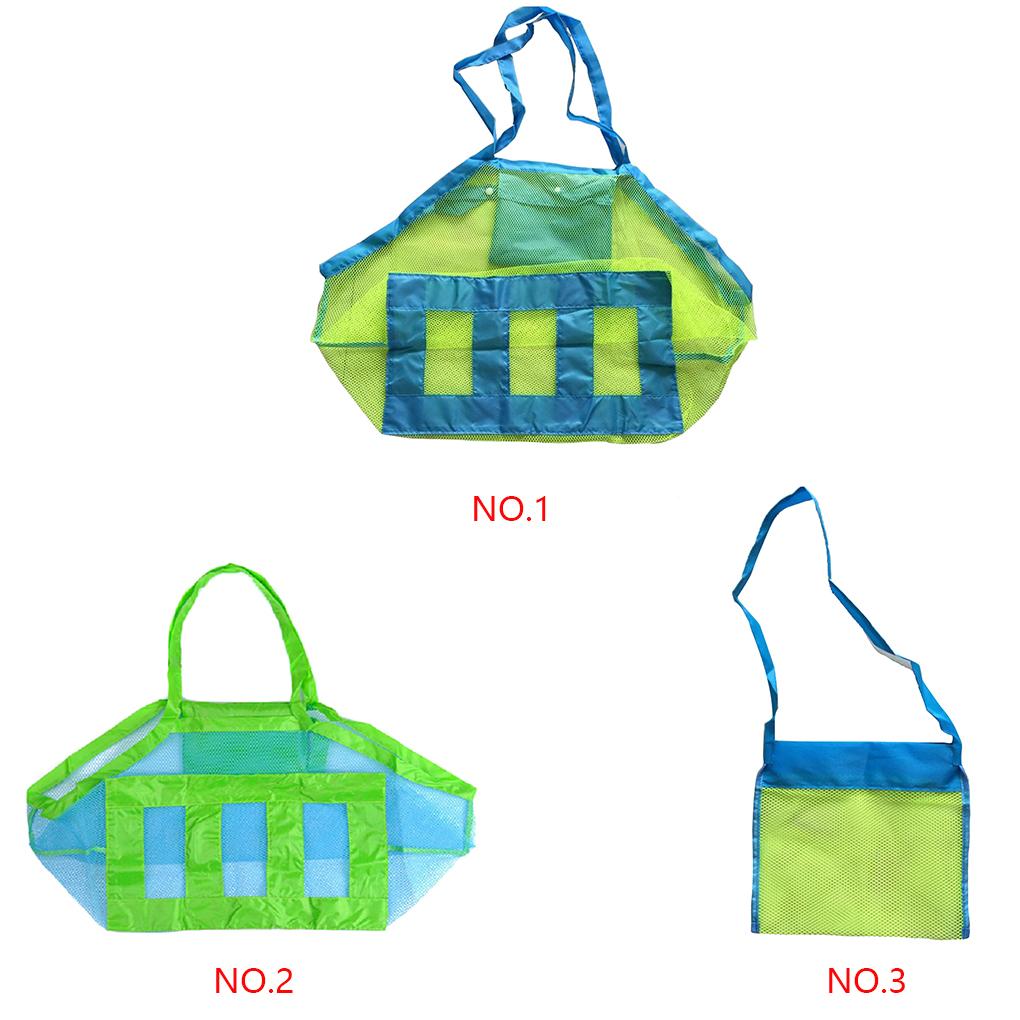 Kids Beach Toys Collection Bag Mesh Sandboxes Children Storage Shell Net Bags
