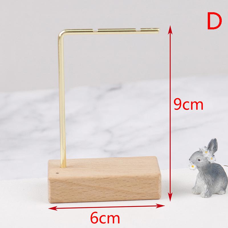 

Органайзер для ювелирных изделий Деревянная стойка Браслет Держатель для сережек Дисплей Стенд для украшения