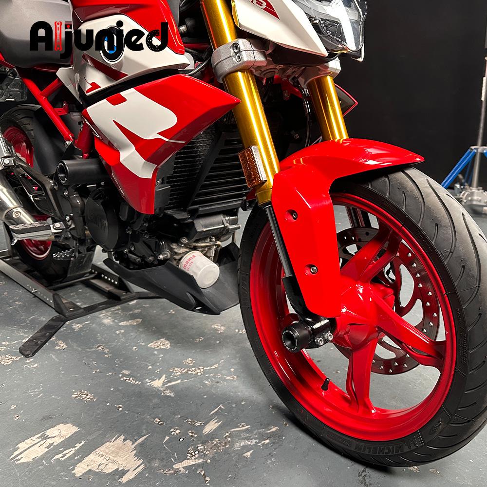 BMW G310R/G310GS Motorcycle Crash Bars & Axle Bumpers for Front/Rear Wheel Protection