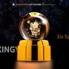 Creative Rotating Crystal Ball Night Light: Decorative Craft for Bedroom Atmosphere and Festive Gift.