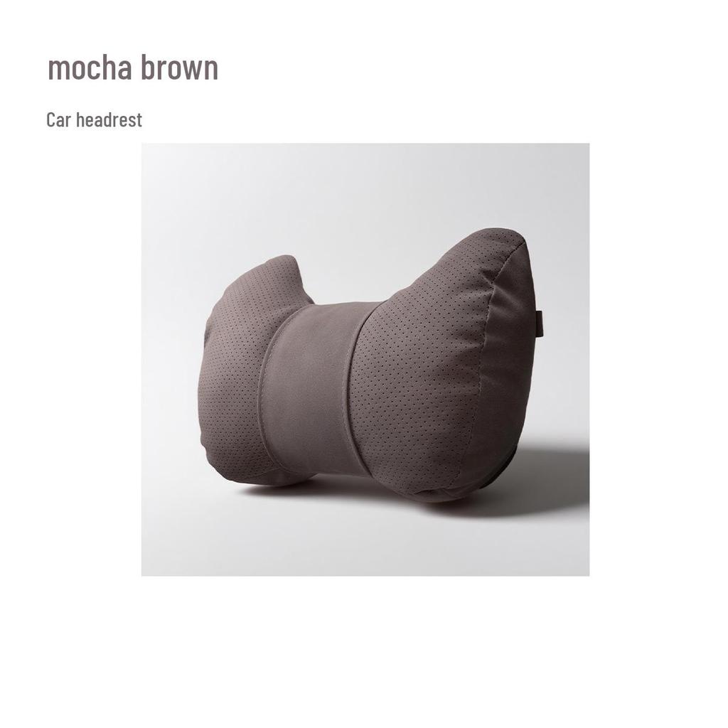 Cute S-Class Car Headrest and Lumbar Support Pillow for Comfort