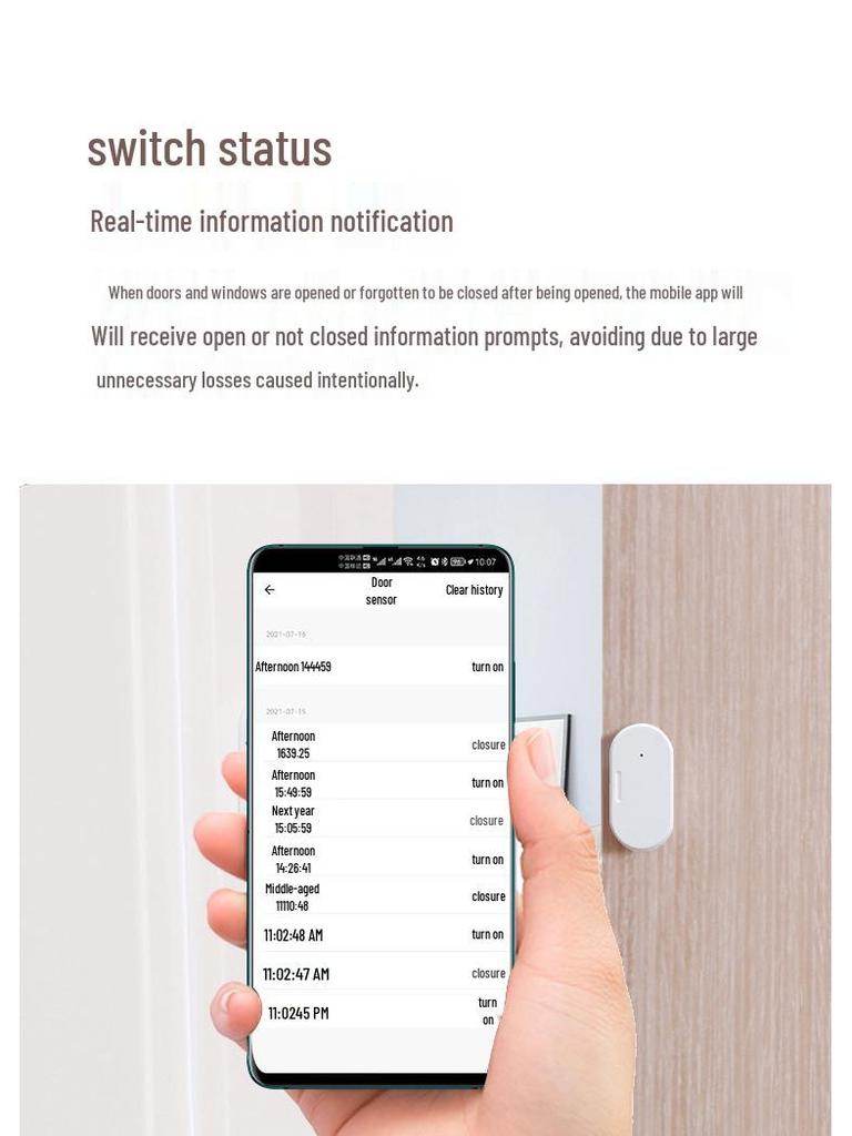 Zigbee Door & Window Sensor - Home Assistant Compatible