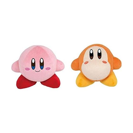 Sanei Boeki Kirby ALL STAR COLLECTION Kirby Plush (M) Standard 23cm & Waddle Dee Plush (S) 13cm Set